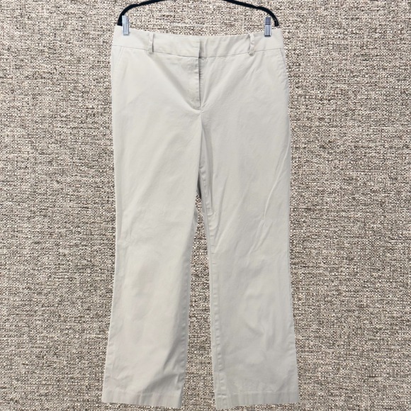 Talbots Womans Pants Size 14 Heritage‎ Stretch Wide Leg Khaki Beige Trousers - Picture 1 of 16